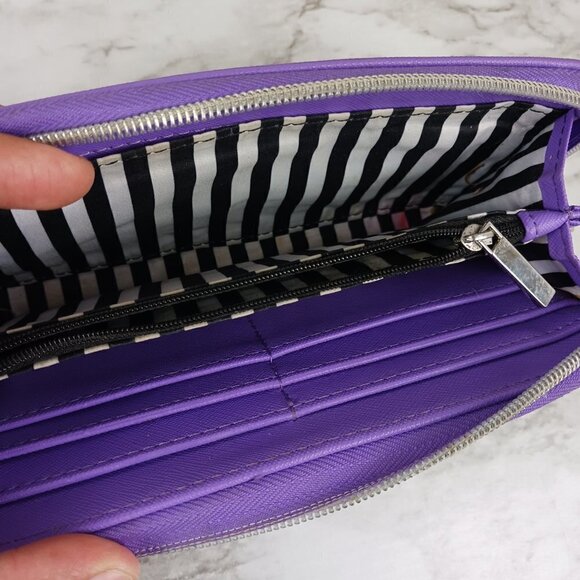 Marc Tetro Bichon Frise Purple Tote crossbody & wallet - Picture 14 of 15